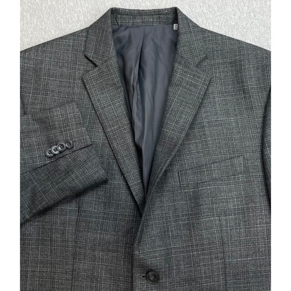 Michael Kors Blazer Mens 42S Plaid 2-Button Single Breast Lined‎ Notch Lapel
